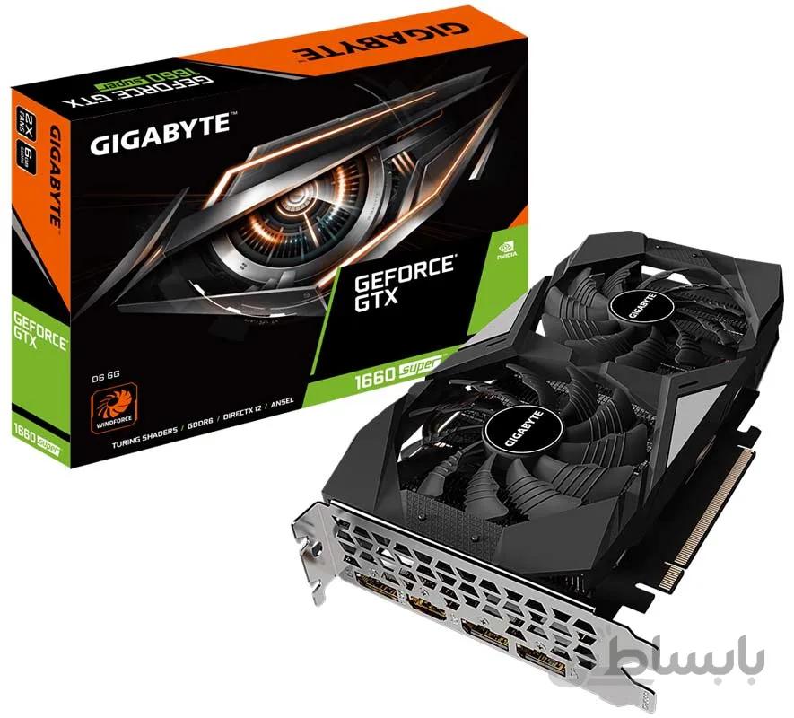 کارت گرافیک گیگابایت GeForce GTX 1660 SUPER D6 6G