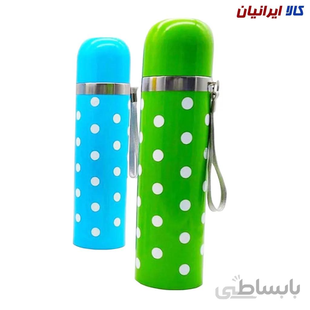 فلاسک نیم لیتری خال دار