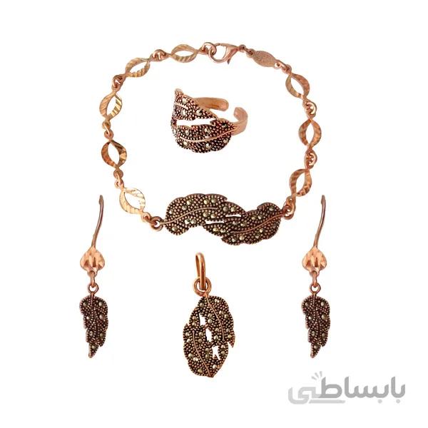 سرویس مسی و مارگازیت گل یاس کد JW323