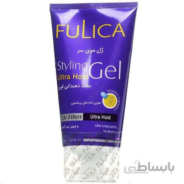 ژل موی سر فولیکا با حالت دهندگی قوی حجم ۱۵۰ میلی لیتر