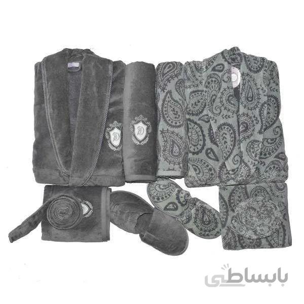 سرویس حوله پالتویی 8 تکه دانتلا ویتا سری کادیفه کد 56989