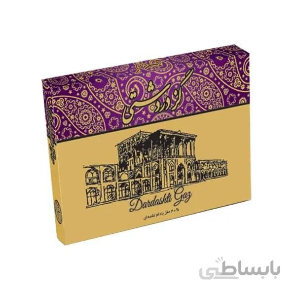 گز دردشتی 40 درصد لقمه مغز بادام