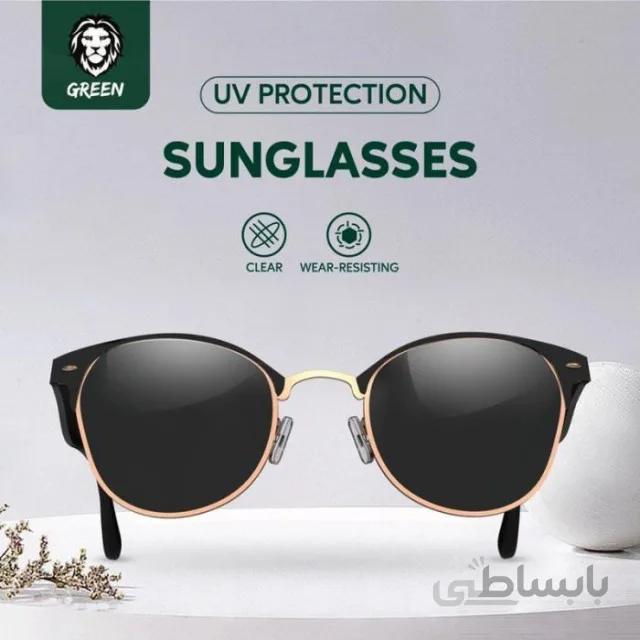 عینک آفتابی مدل Green مناسب رانندگی به سبک پولاریزه نظامی 100% محافظت در برابر UV400