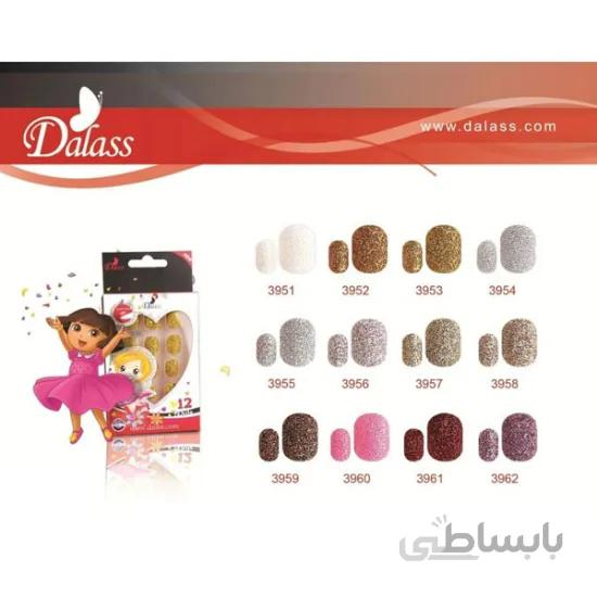 ناخن مصنوعی کودک دالاس مدل 3978 بسته 12 عددی