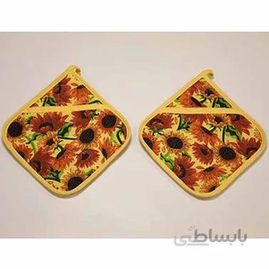 دستگیره اشپزخانه رزین تاژ طرح آفتابگردان چاپی