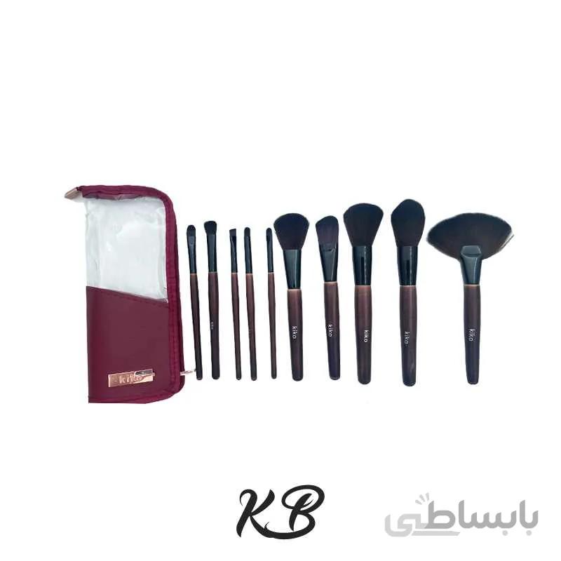 ست براش kiko زرشکی