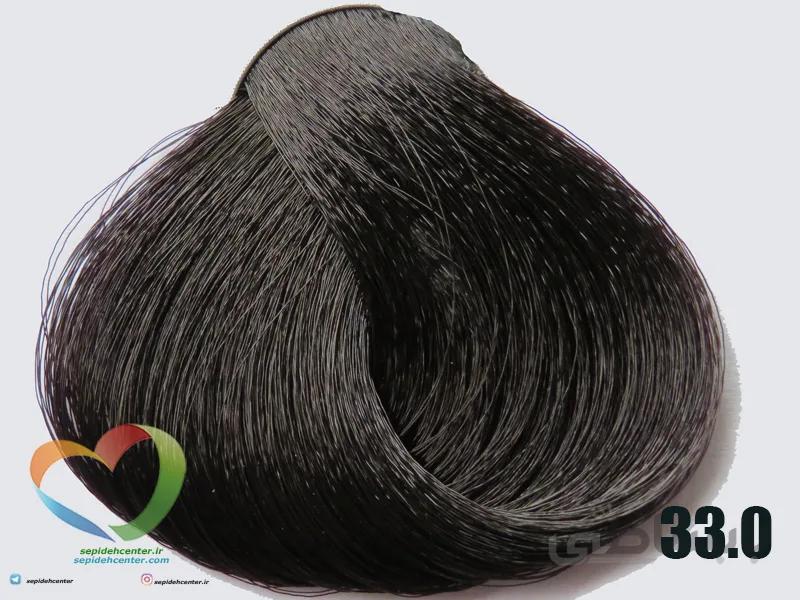 رنگ موی اچ اس لاین قهوه ای تیره اکسترا 33.0 echosline color dark chestnut extra