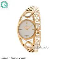 ساعت ویولت Violet زنانه گرد طلایی صفحه سفید کد 0373/2L