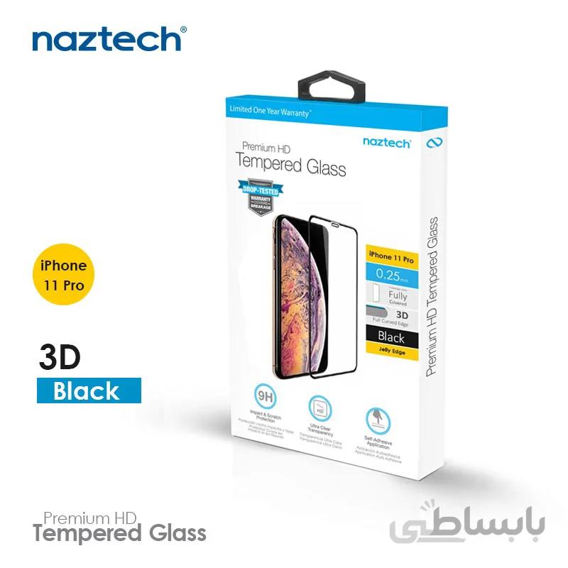 محافظ صفحه نمایش دور ژله‌ای 3D نزتک مناسب برای آیفون 11 Pro