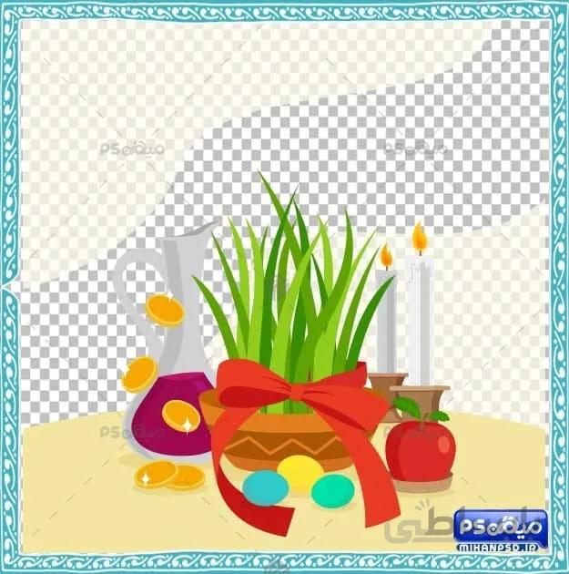 پس ضمینه رنگی عید نوروز