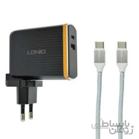 شارژر دیواری الدینیو مدل A2502C به همراه کابل USB-C