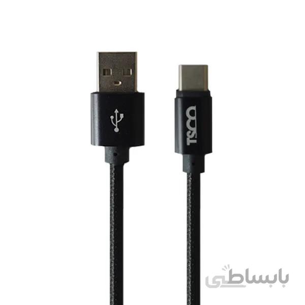 کابل USB به USB-C تسکو مدل TC C182 طول 1 متر