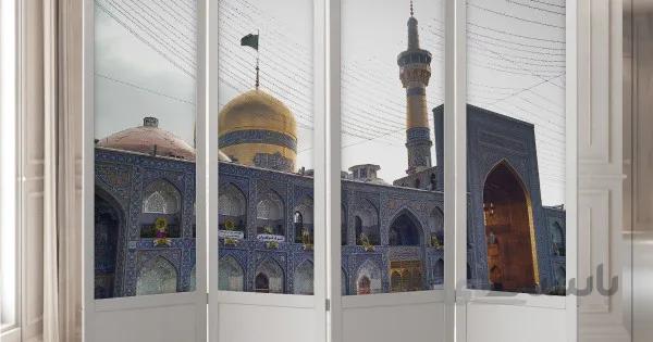 پاراوان چاپی امام رضا کد 7002