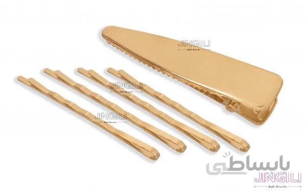 گیره مو مدل فلزی انبری 1 کد cw0075
