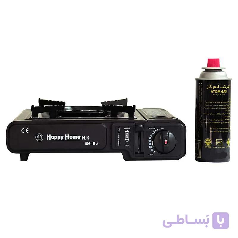 اجاق سفری هپی هوم مدل BDZ-155-A به همراه کپسول گاز — تصویر 1