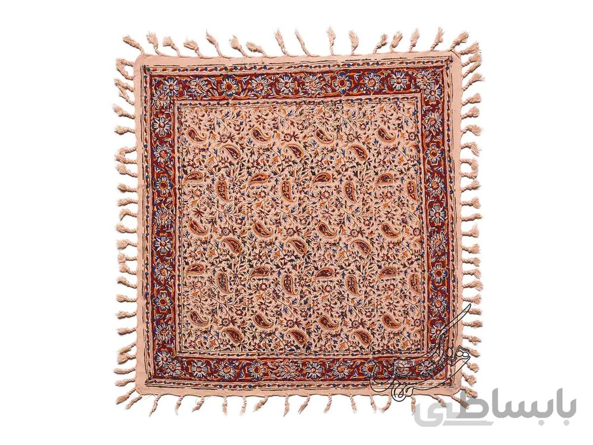 سفره قلمکار طرح گلستان سایز 100*100