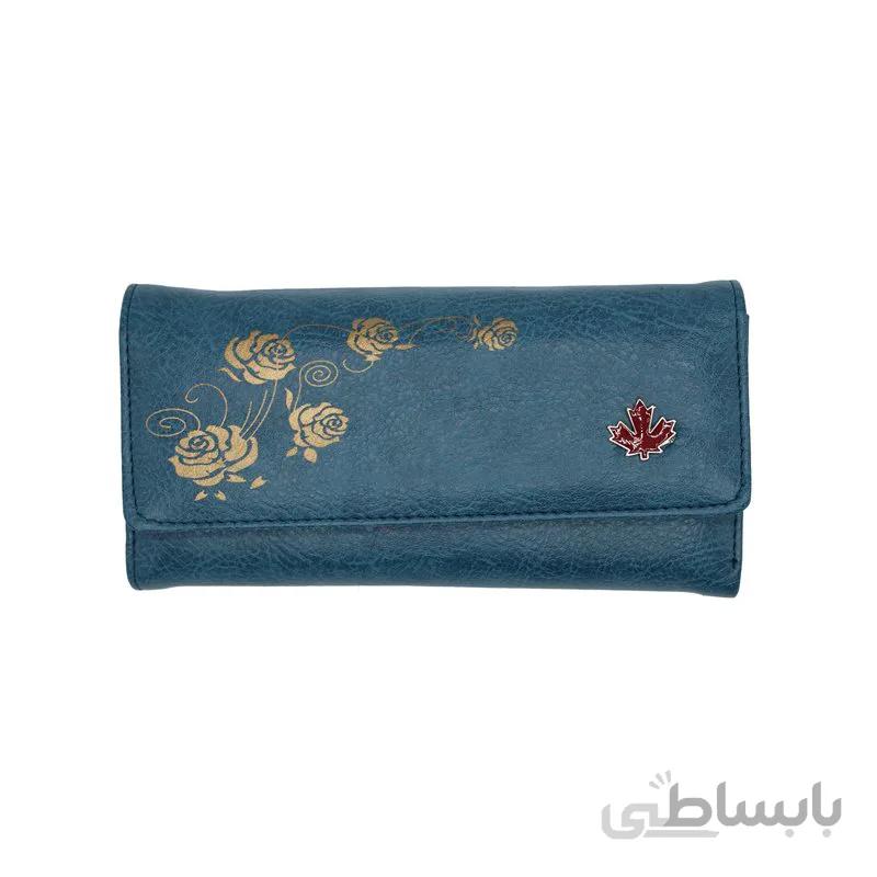 کیف پول زنانه کد 1502BLU