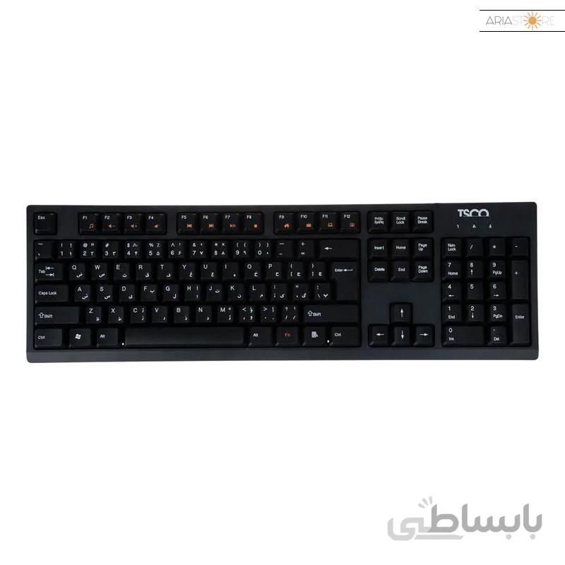 کیبورد با سیم تسکو TSCO TK 8017 ا TSCO TK 8017