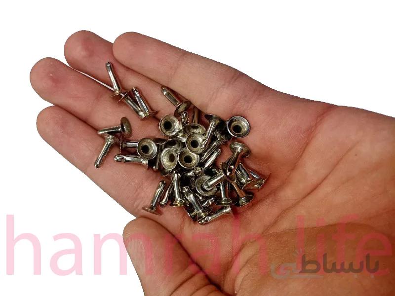 پرچ زیر و رو کف9 پایه 12 میلی متر یه رو کروم