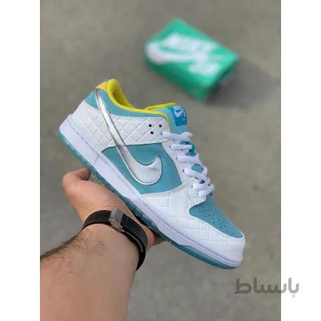 نایک ایرجردن وان مردانه سفید/آبی nike sb dunk low pro ftc
