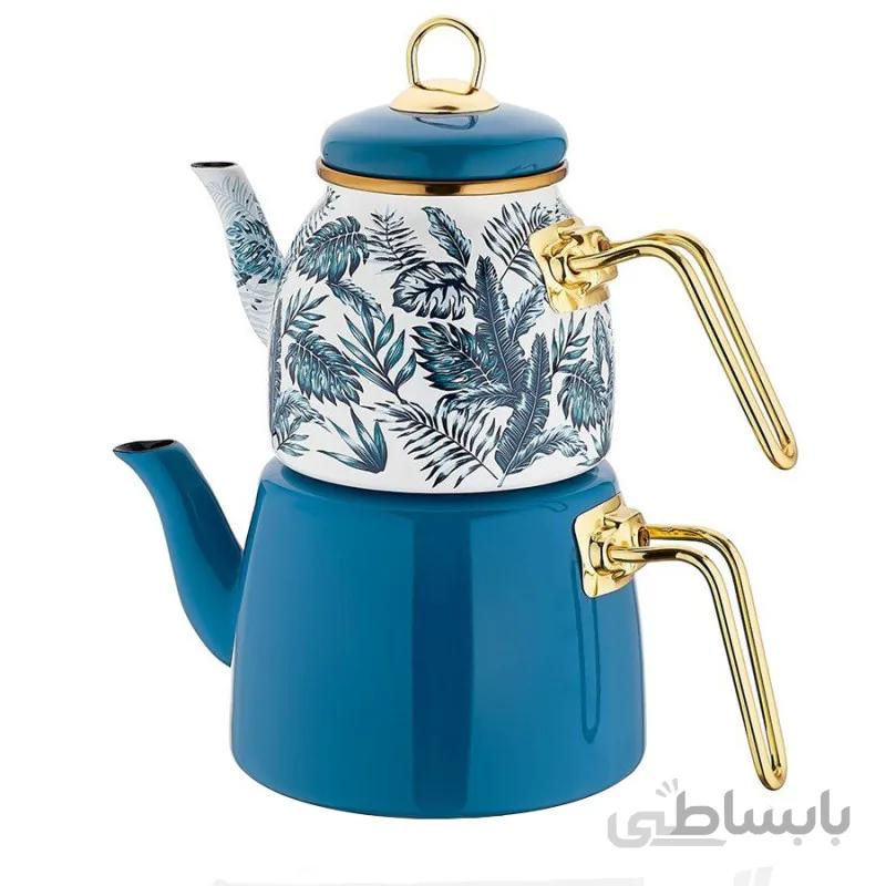 ست کتری و قوری پاچی مدل emaye60