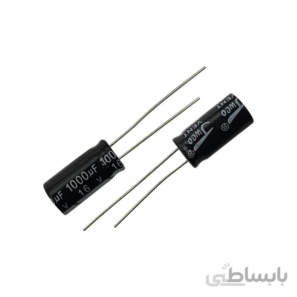 خازن الکترولیت 1000uF-16V