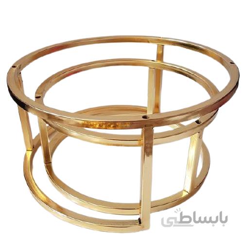 استند طلایی دو قلو