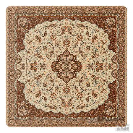 رومیزی مربع ترمه طرح شاه عباسی کد 688