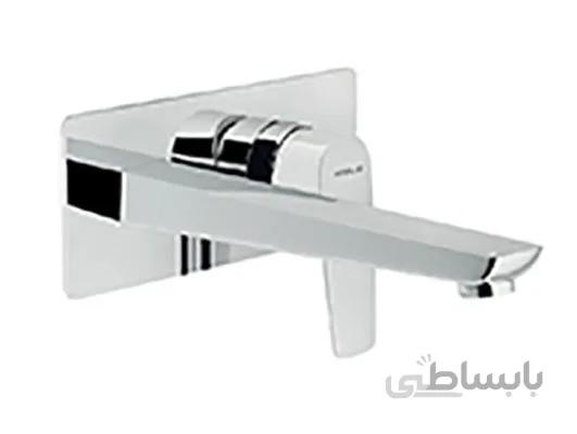 شیرآلات توکار نوبیلی مدل NOBI (روشویی توکار با آبریز کشیده*بدون مغزی)