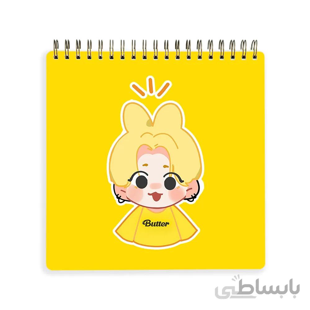 دفترچه يادداشت bts butter کد 10100219
