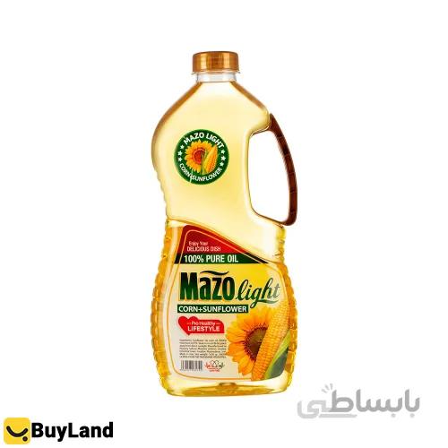 روغن مایع ذرت و آفتابگردان 1.8 لیتری مازولایت ا corn and sunflower masolite oil 1.8 liter