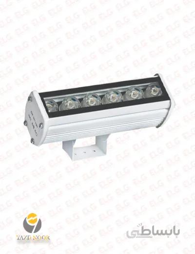 وال واشر ال ای دی نما 6 وات 25 سانتی یزد نور IP67