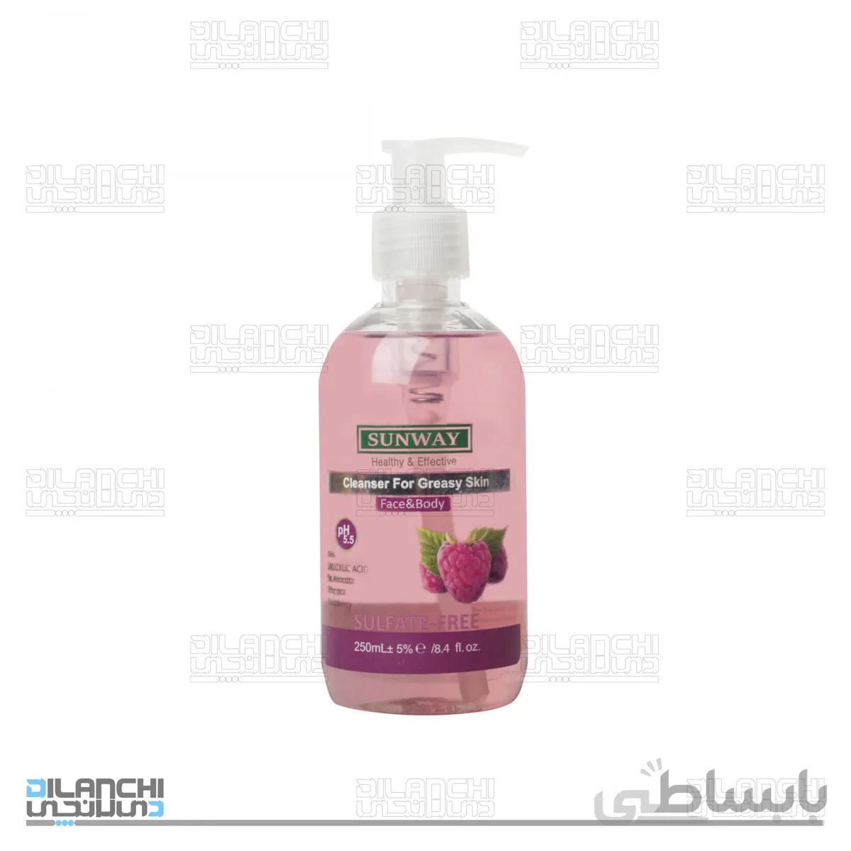 ژل شوینده غیر صابونی سان وی مناسب پوست چرب حجم 250 میل