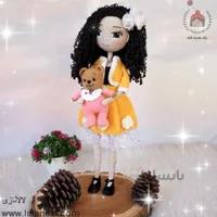 عروسک بافتنی دختر توپراک ( کد 60259 )