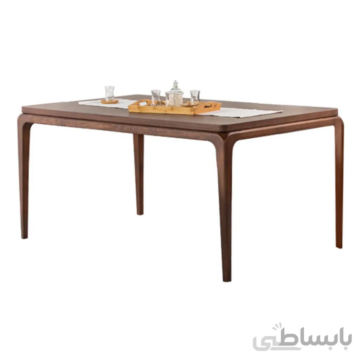 میز ناهار خوری 6 نفره آریتا (روکش گردو)