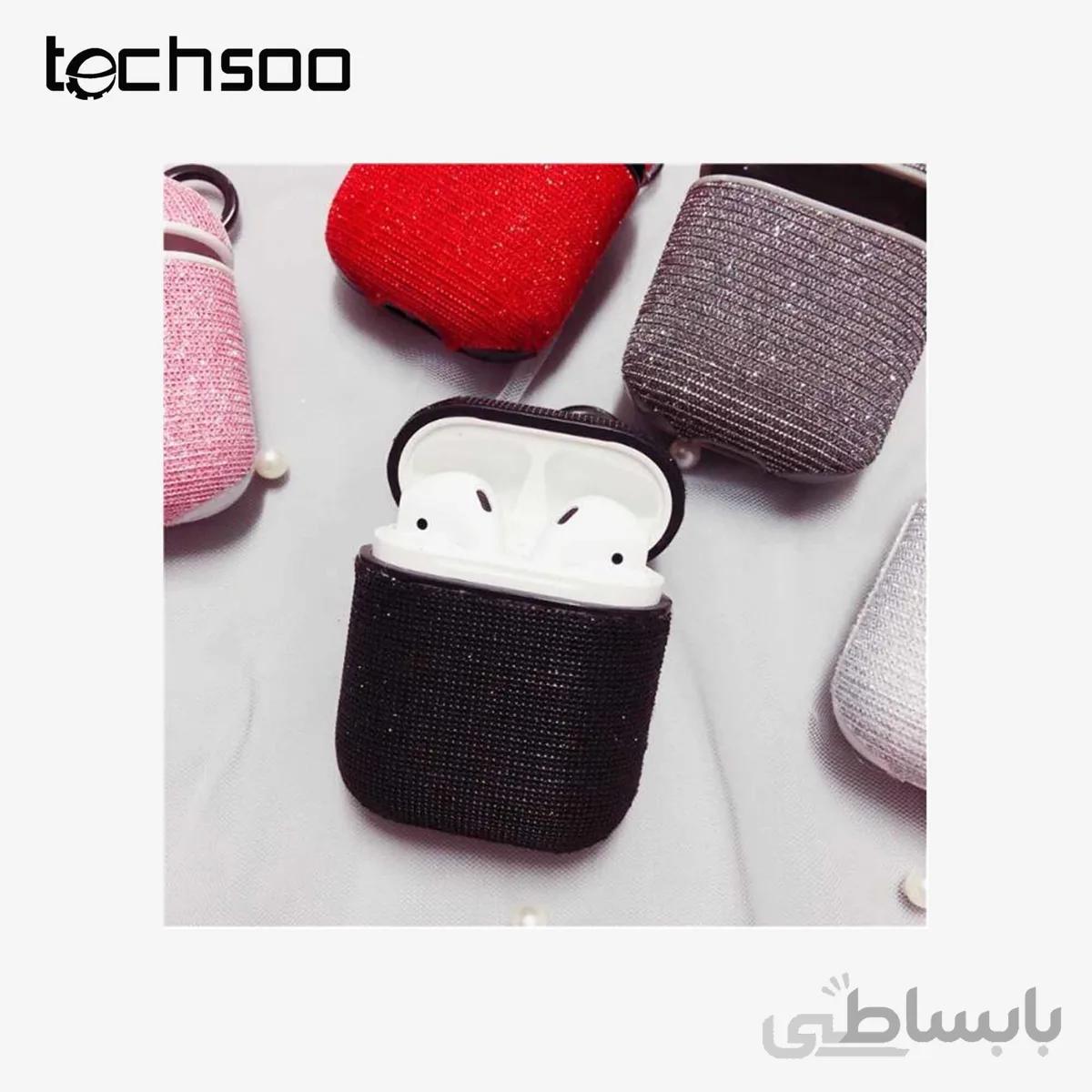 کاور ایرپاد نگین دار لاکچری Luxury jeweled airpad cover