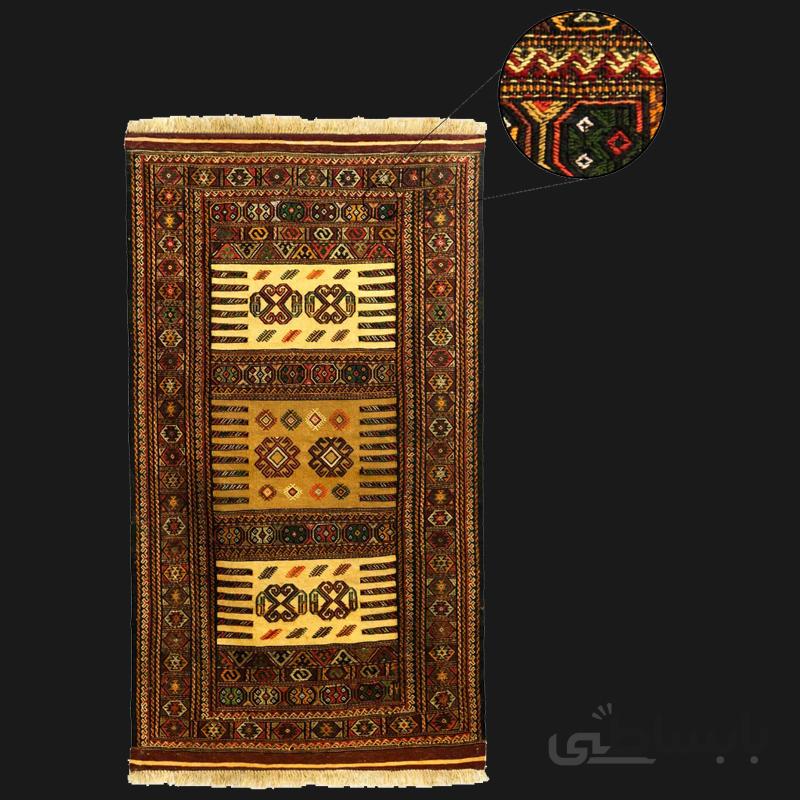 گلیم دست بافت سفره کردی مدل 002