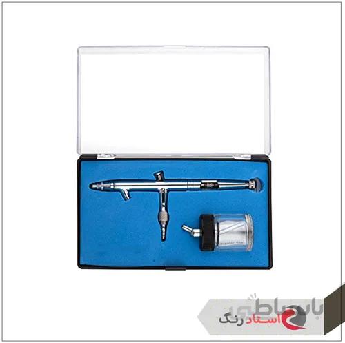 پیستوله ایر براش حرفه ای کاسه زیر تمام فلزی رویال مکس (به همراه کیت ویژه) مدل 182