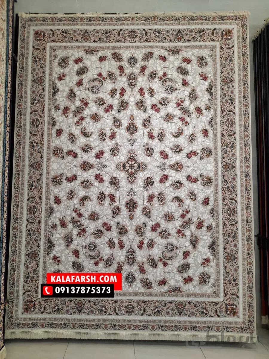 فرش گل سرخ 1200 شانه برجسته