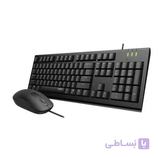 کیبورد و موس سیمدار رپو مدل X120PRO — تصویر 1