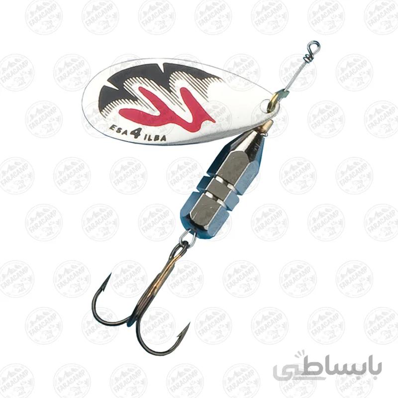 لانسه ماهیگیری سایز 2 ایلبا 42142 Silver red and Black ESA ilba