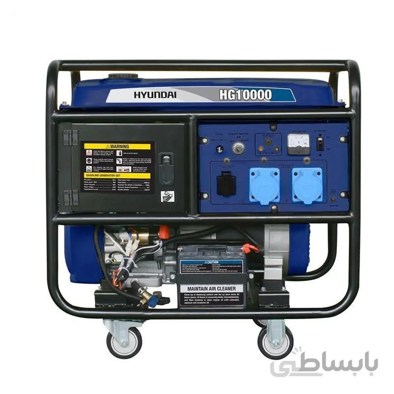 موتور برق هیوندای 10 کیلو وات مدل HG10000 ا Hyundai Gosolin Generator HG10000