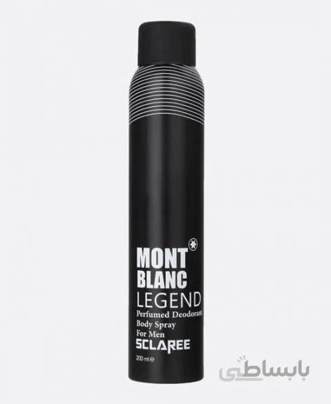 خرید اسپری اسکلاره مدل Mont Blanc Legend مردانه ⋆ فروشگاه ادکلن سورماتیک