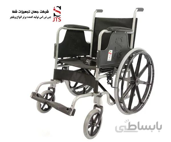 ویلچر ساده ارزان و با کیفیت و سبک 809R جی تی اس