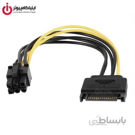 کابل برق کارت گرافیک 6 پین به ساتا