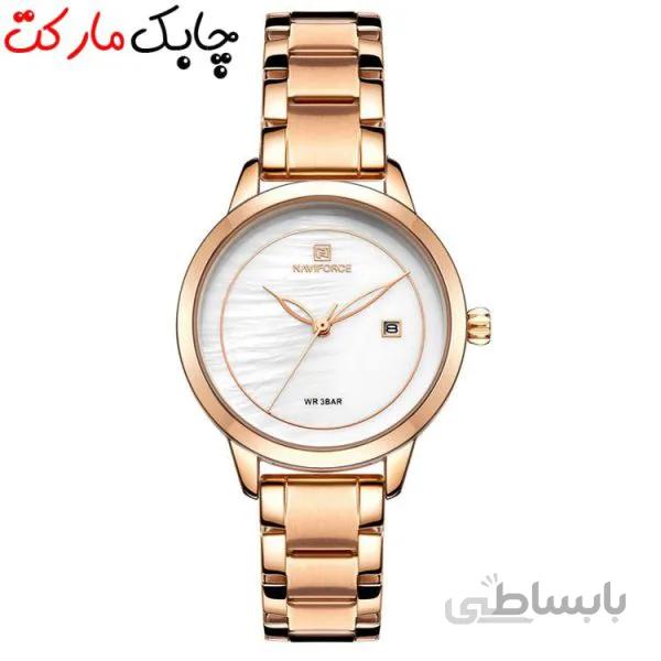 ساعت مچی عقربه ای زنانه نیوی فورس کد NF5008