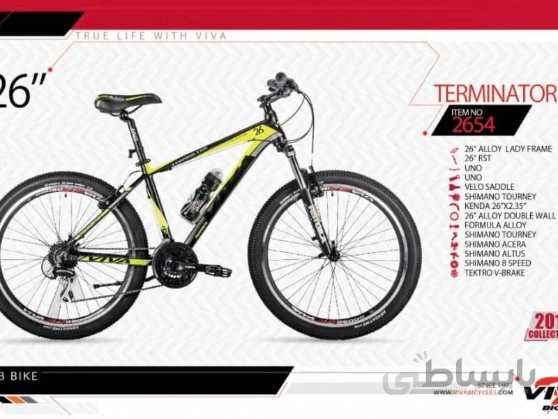 دوچرخه کوهستان ویوا مدل ترمیناتور کد 2654 سایز 26 - VIVA TERMINATOR17 - 2019 colection