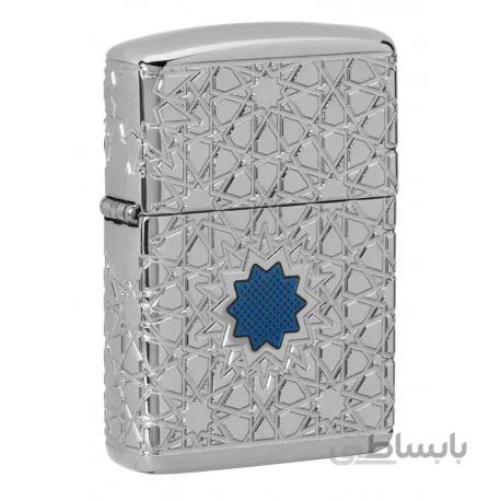فندک اصل زیپو مدل 49076 | Star Pattern | آرمورکیس
