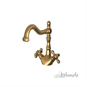 شیر روشویی ثابت شودر مدل باروک پلاس (طلایی) ا Shouder