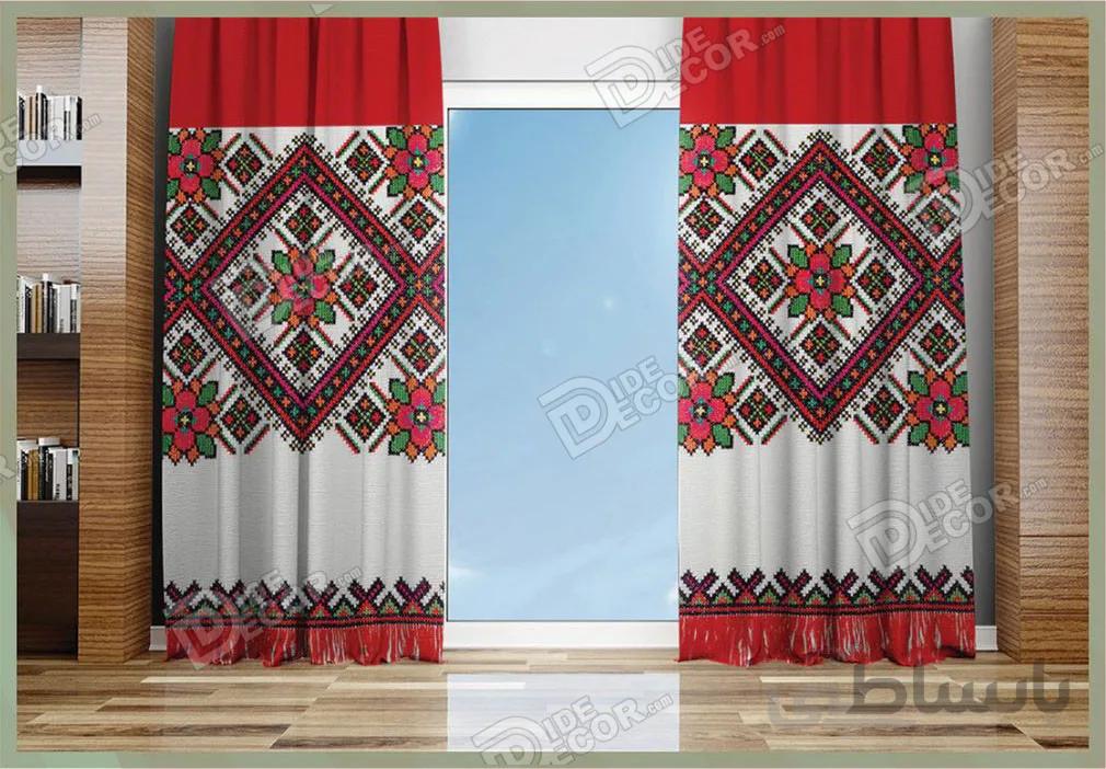 پرده پانچ کلاسیک کد P-24